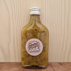 Abrikoos-munt saus